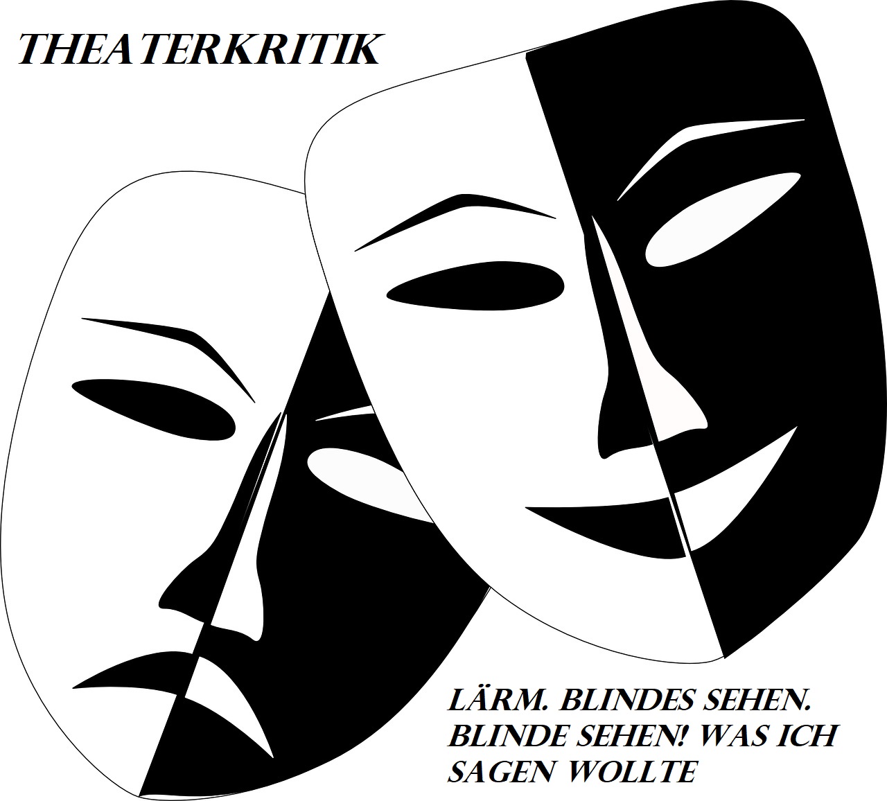 Theaterkritik: Lärm. Blindes Sehen. Blinde sehen! Was ich sagen wollte. Schauspiel Frankfurt. Nach Text von Elfriede Jelinek in einer Inszenierung von Stefan Bachmann.