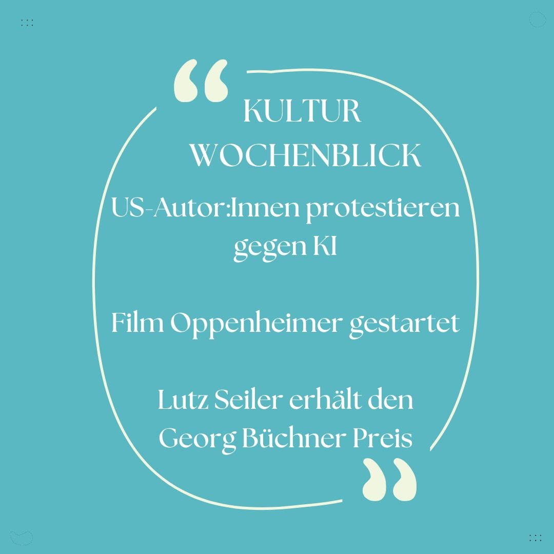 Kultur im Wochenblick KW 29