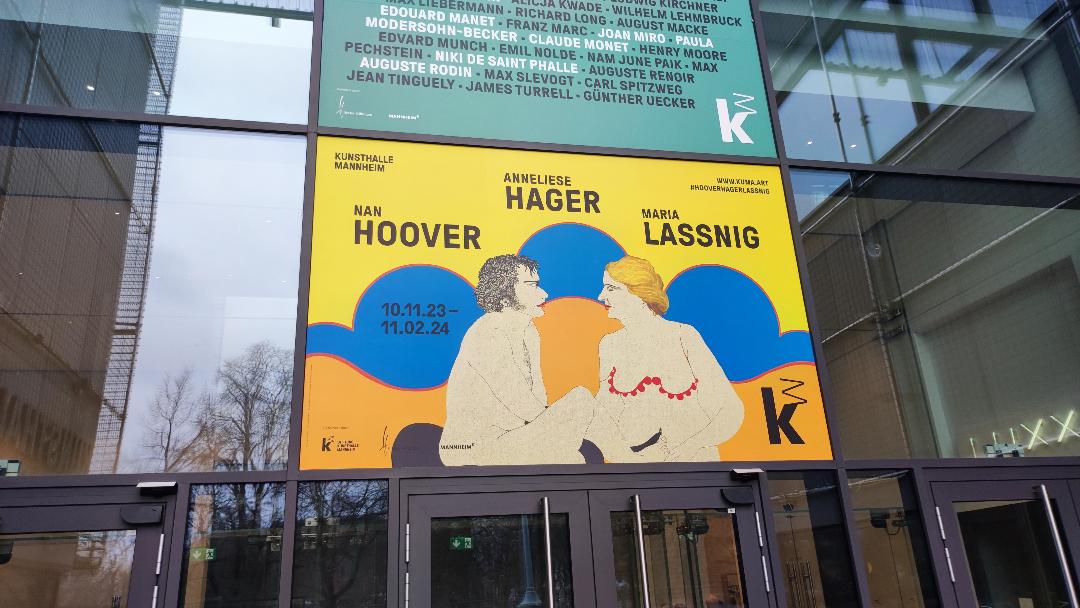 Hoover, Hager, Lassnig in der Kunsthalle Mannheim